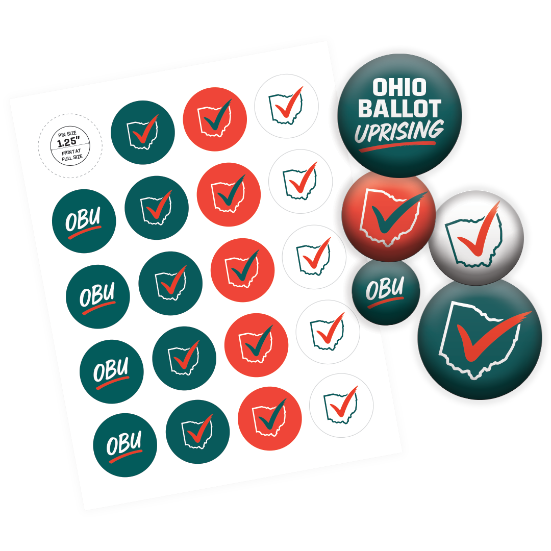Download Ohio Ballot Uprising Pins